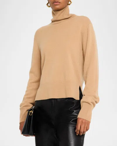 TOTÊME TURTLENECK CASHMERE CROP SWEATER