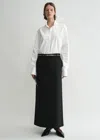 Totême Tuxedo Shirt White In White