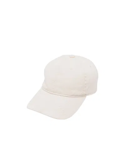 Totême Twill Cotton Cap In White