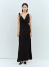 Totême Toteme Women Twist Drape Dress In Black