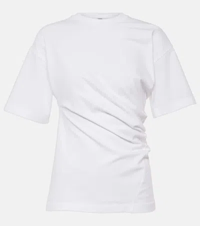 Totême Twisted Cotton Jersey T-shirt In White