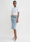 Totême Twisted Jersey Tee Off-white In White