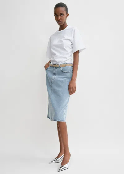 Totême Twisted Jersey Tee Off-white In Off White