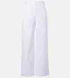 Totême Womens Toteme Twisted Seam Mid-rise Cotton Trousers