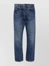 Totême Twisted Seam High-rise Straight-leg Organic-denim Jeans