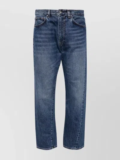 TOTÊME TWISTED SEAM DENIM TROUSERS