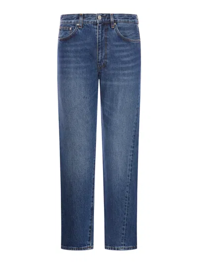 TOTÊME TWISTED SEAM DENIM WORN BLUE
