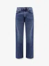Totême Twisted Seam High-rise Straight-leg Organic-denim Jeans