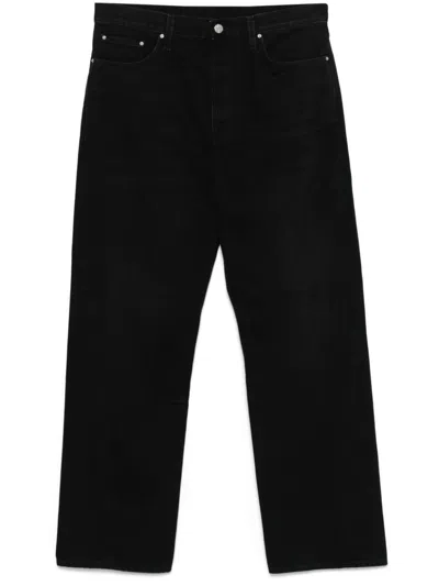 Totême Toteme Twisted Seam Denim Full Length In Black