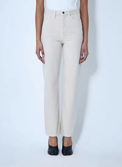 Totême Twisted Seam Jeans In Grey