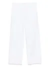 Totême Toteme Trousers With Stitching Detail In White