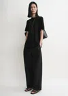 Totême Twisted Seam Trousers Black