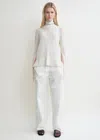 Totême Twisted Seam Trousers White