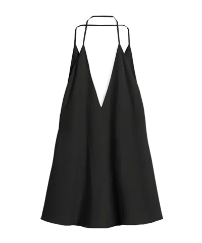 Totême V-neck Spaghetti-straps Top In Black