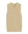 Totême V-neck Terry-cloth Vest In Nude