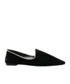 Totême Toteme Women Velvet Ballerinas In Black