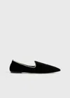 Totême Toteme Women Velvet Ballerinas In Black