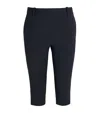 Totême Virgin Wool-blend Capri Trousers In Black