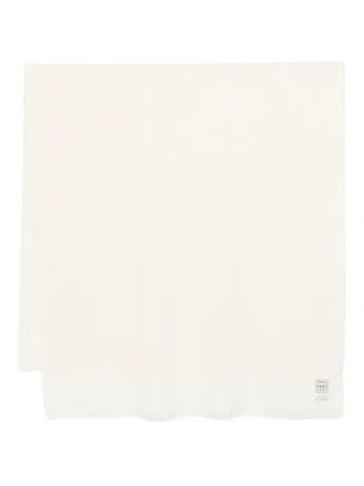 Totême Virgin-wool Scarf In White