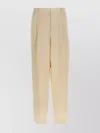 Totême Viscose Trousers With Belt Loops And Pleats