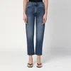 Totême Toteme Twisted Seam Slim Jeans In Blue