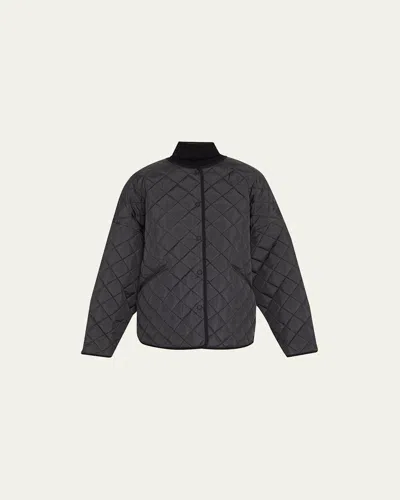 TOTÊME WATER-RESISTANT QUILTED OVERSIZE JACKET