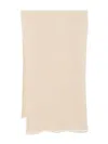Totême Whipstitch-trim Scarf In Neutrals