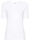 Totême Toteme Classic Rib Tee In White