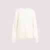 Totême Beige Boxy Silk Knit Sweater In Nude & Neutrals