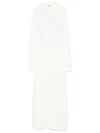 Totême White Parachute Shirt Maxi Dress In White