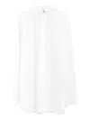 Totême Toteme Stand Up Collar Blouse In White