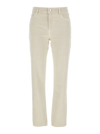 Totême White Low-taper Jeans