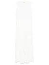 Totême Off-white Sleeveless Cotton Tee Maxi Dress In White