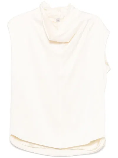 TOTÊME WHITE SLEEVELESS TOP