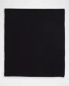 Totême Wide Classic Wool Scarf In Black 001
