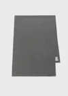 Totême Wide Classic Wool Scarf Mid Grey Melange In Mid Grey Melange