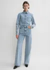 TOTÊME WIDE LEG DENIM COOL BLUE