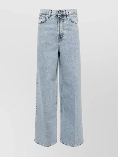 TOTÊME WIDE LEG DENIM TROUSERS