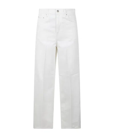Totême Wide Leg Denim In White