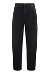 Totême Original High-rise Straight-leg Jeans In Black