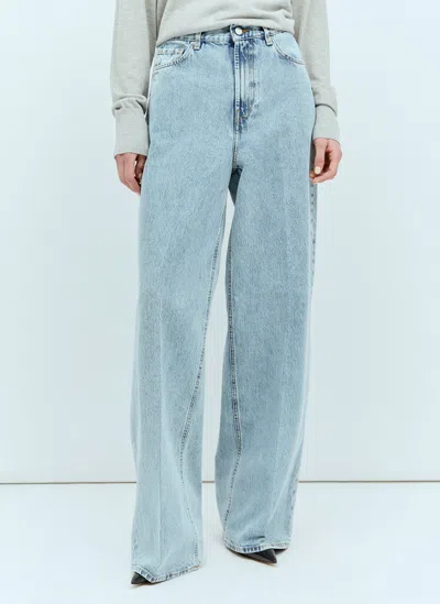 Totême Wide-leg Jeans In Blue