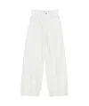 Totême Toteme White Pants In Organic Cotton Women In White