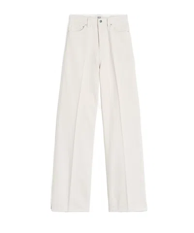 Totême Wide-leg Jeans In White