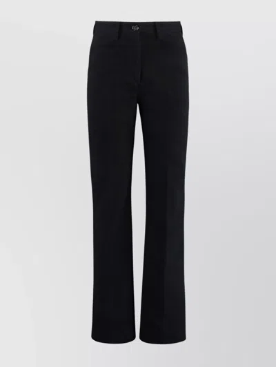 TOTÊME WIDE LEG PANTS WITH POCKETS AND BELT LOOPS