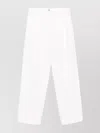 Totême Wide Leg Trousers With Slanted Pockets