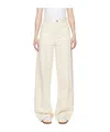 Totême Off-white Wide-leg Jeans In White