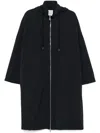 Totême Recycled Nylon Windbreaker Coat In Blue