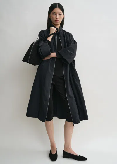 Totême Windbreaker Coat Nightfall In Black