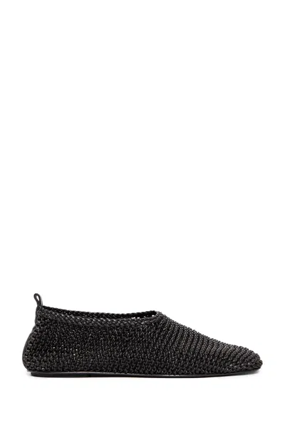 TOTÊME WOVEN LEATHER BALLERINAS