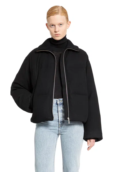 Totême Toteme Flannel Puffer Jacket Black